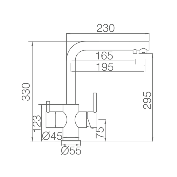 Mitigeur de Cuisine Osmoseur MARSELLA - Sanizeo