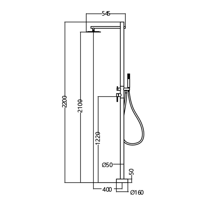 Douche extérieure KANSAS