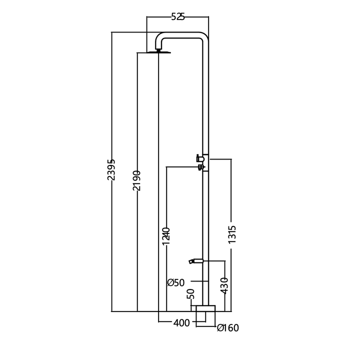 Douche extérieure MICHIGAN