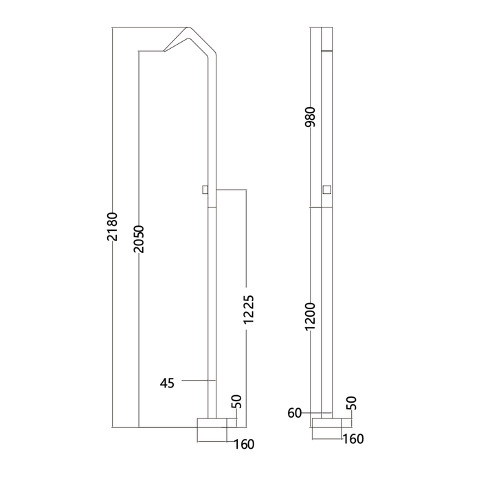 Douche extérieure NIAGARA