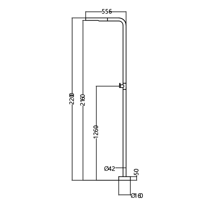 Douche extérieure TEXAS