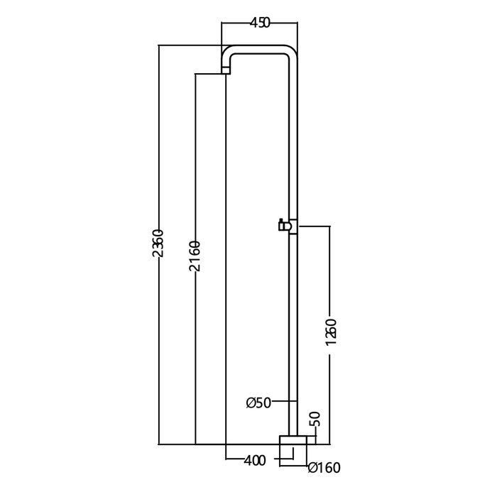 Douche extérieure UTAH