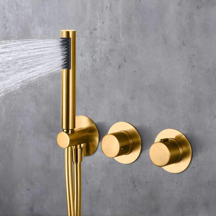 Colonne de Douche Thermostatique Encastrée ASSEN - Sanizeo