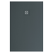 Receveur de douche extra plat 3 cm HALDOR LAVABERG Anthracite RAL 7016 — vue de dessus