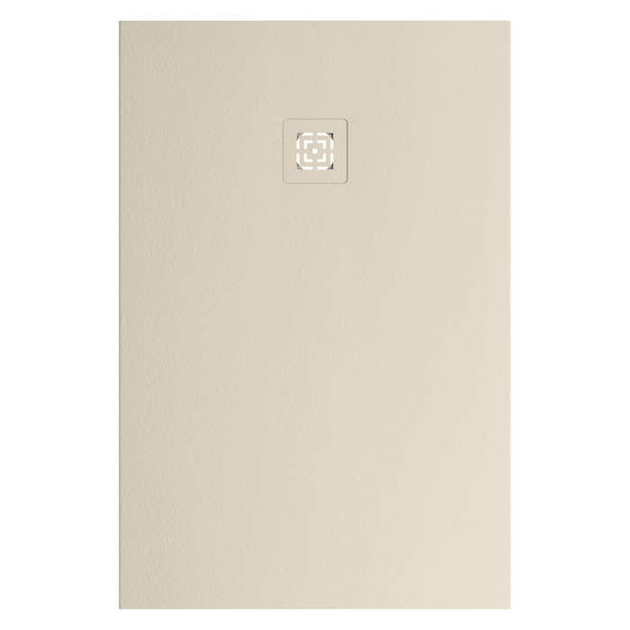 Receveur de douche extra plat 3 cm HALDOR LAVABERG Beige RAL 1013 — vue de dessus