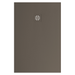 Receveur de douche extra plat 3 cm LAVABERG HALDOR Taupe RAL 7039 — vue de dessus
