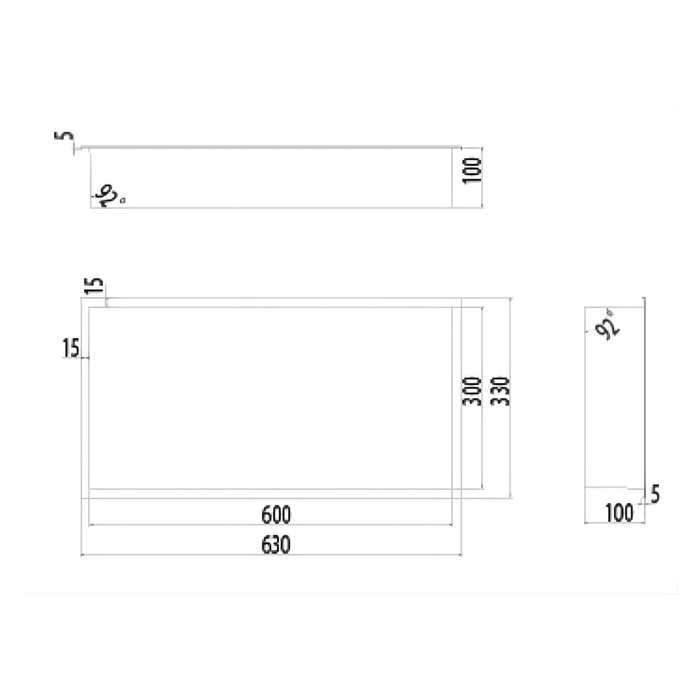 Niche Murale PACIFIC Acier Inoxydable