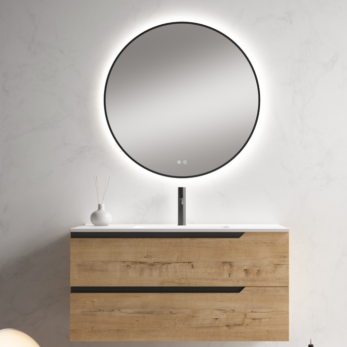 Miroir Lumineux Anti-Buée IBIZA Noir