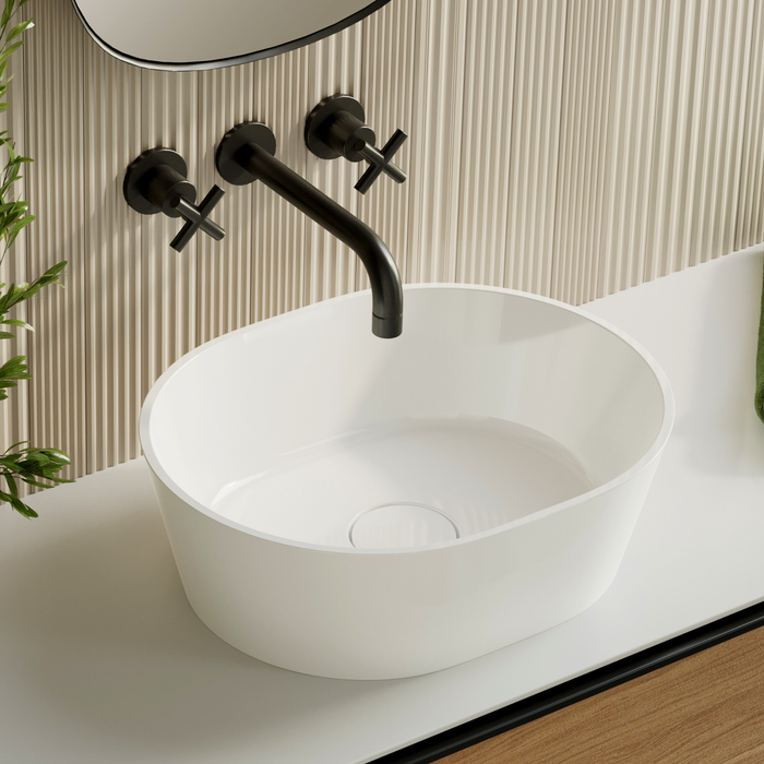 Vasque à poser KARIN Blanc Brillant