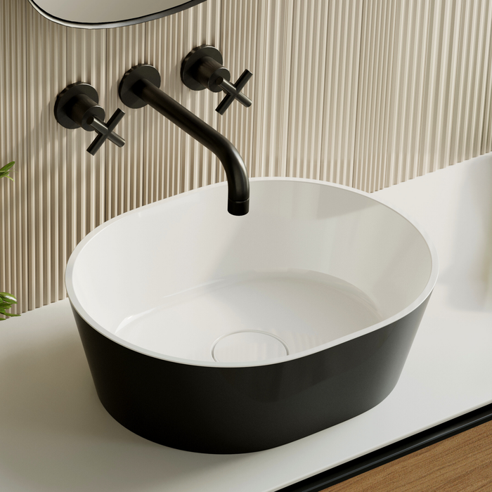 Vasque à poser KARIN Noir et Blanc