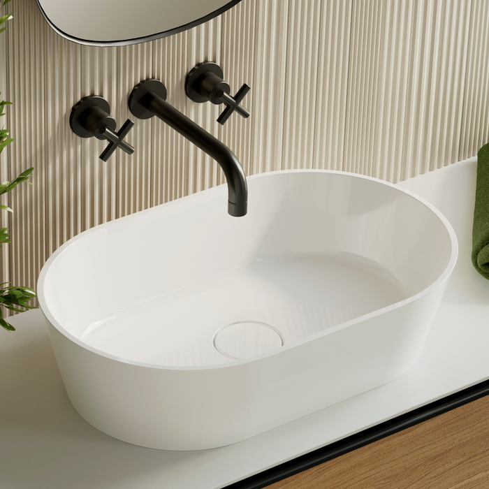 Vasque à poser KARIN Blanc Brillant