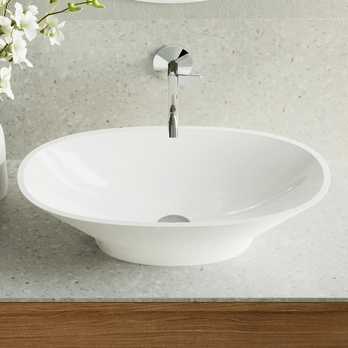 Vasque à poser LARS Blanc Brillant