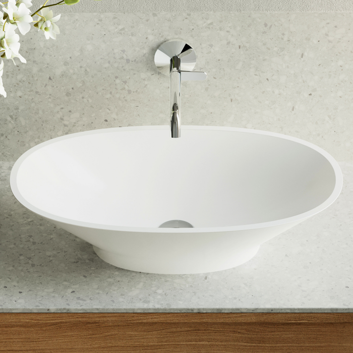 Vasque à poser LARS Blanc Mat