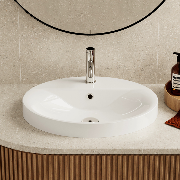 Vasque à encastrer LEIF Blanc Brillant