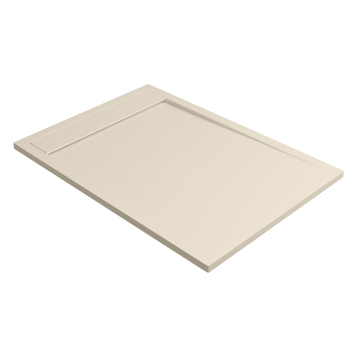 Receveur de douche extra plat 3 cm MAGNUS LAVABERG Beige RAL 1013 — profil épaisseur