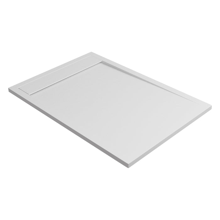 Receveur de douche extra plat 3 cm MAGNUS LAVABERG Blanc RAL 9003 — profil épaisseur