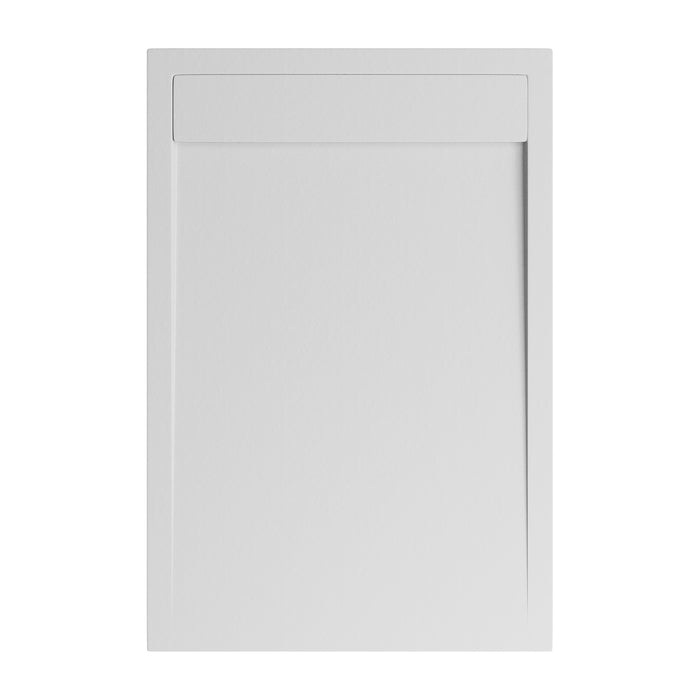 Receveur de douche extra plat 3 cm MAGNUS LAVABERG Blanc RAL 9003 — vue du dessus