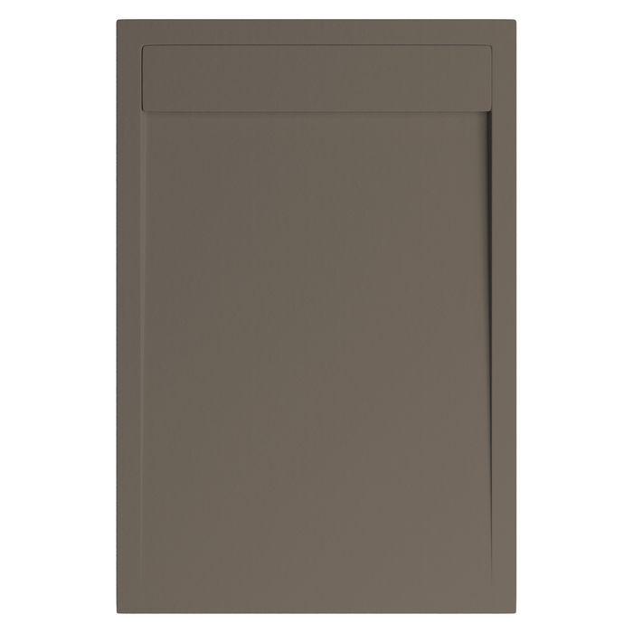 Receveur de douche extra plat 3 cm MAGNUS LAVABERG Taupe RAL 7039 — vue du dessus