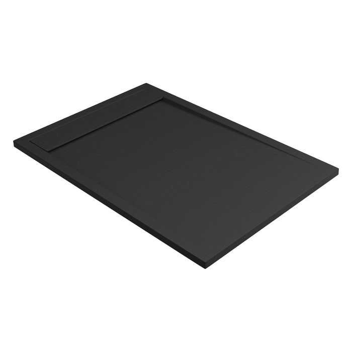 Receveur de douche extra plat 3 cm MAGNUS LAVABERG Noir RAL 9005 — profil épaisseur