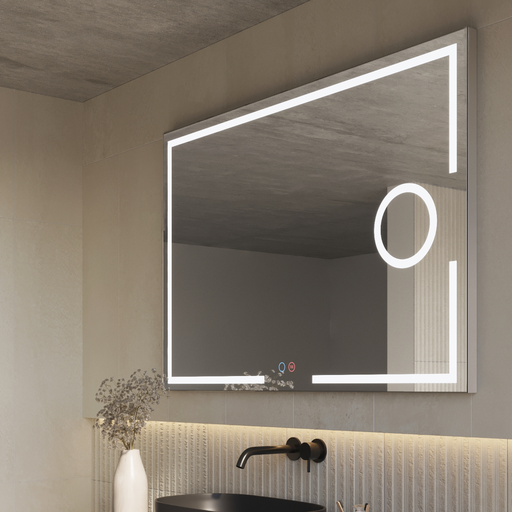 Miroir Lumineux Anti-Buée Tri-LED MALTA - Sanizeo