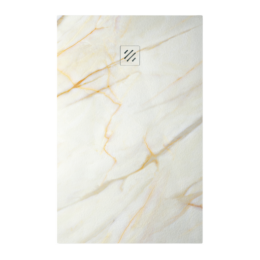 Receveur de Douche MARMOLEADO Calacatta Gold - Sanizeo