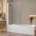Pare Baignoire Pivotant ALSACE SPORT Blanc - SUPERBAN - Sanizeo