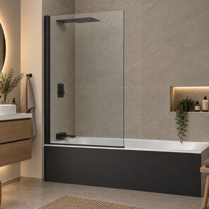 Resguardo de banheira pivotante ALSACE SPORT Preto - SUPERBAN