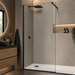 Paroi de Douche MONT BLANC CC Noir - SUPERBAN - Sanizeo