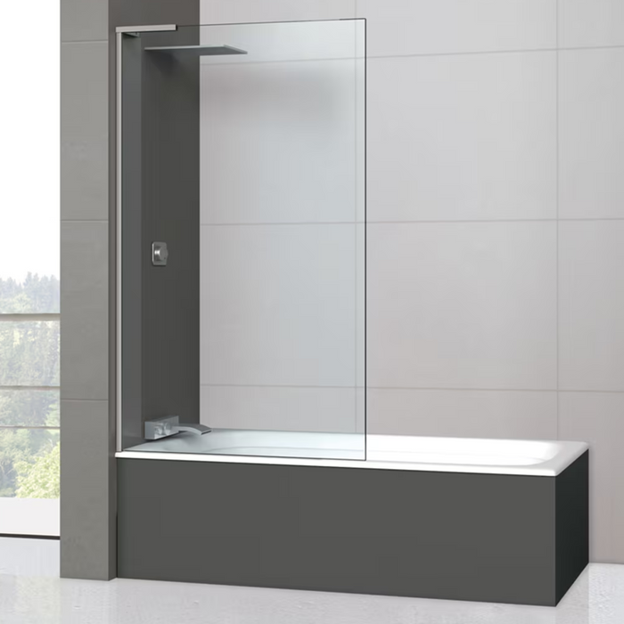 Pare Baignoire MONT BLANC E Chrome - Sanizeo