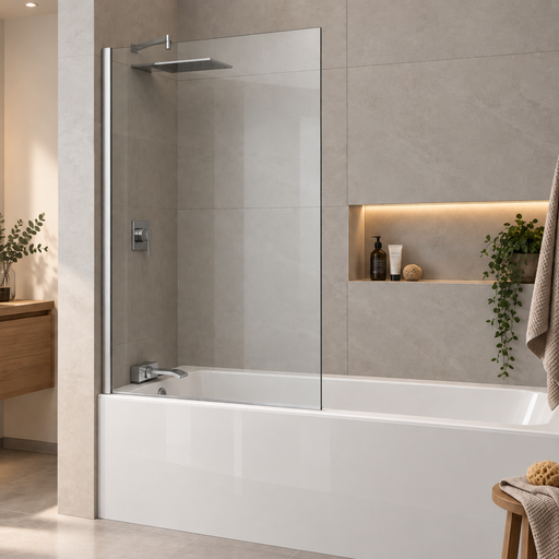 Pare Baignoire MONT BLANC CC Blanc Brillant - SUPERBAN - Sanizeo