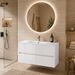 Meuble de salle de bain suspendu ANCONA Blanc - Sanizeo