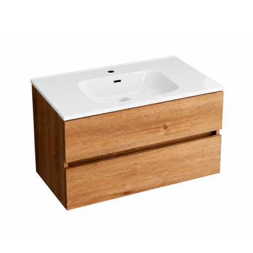 Meuble de salle de bain suspendu ICON Bois - Sanizeo
