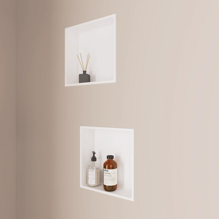 Niche de Douche Murale NOOK 30 Blanc - ITALBOX Sanizeo -  installée dans une salle de bain