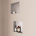 Niche de Douche Murale NOOK 30 Gris - ITALBOX Sanizeo - installée dans une salle de bain