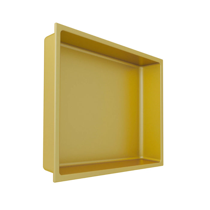 Niche de Douche Murale NOOK 30 Or - ITALBOX Sanizeo - vue sur fond blanc