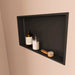 Niche de Douche Murale NOOK 60 Noir - ITALBOX Sanizeo - installée dans une salle de bain