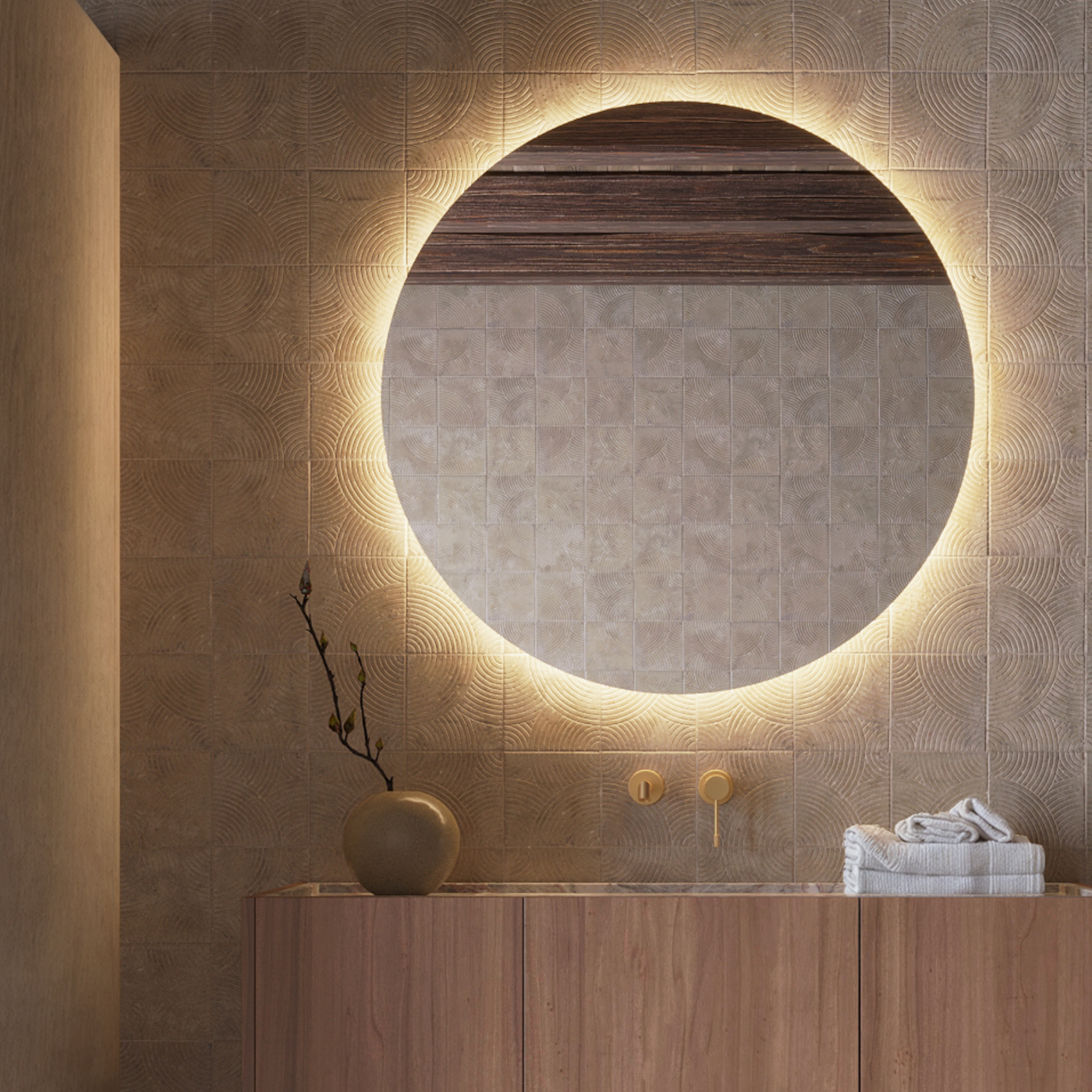 Miroir LED OPORTO minimaliste