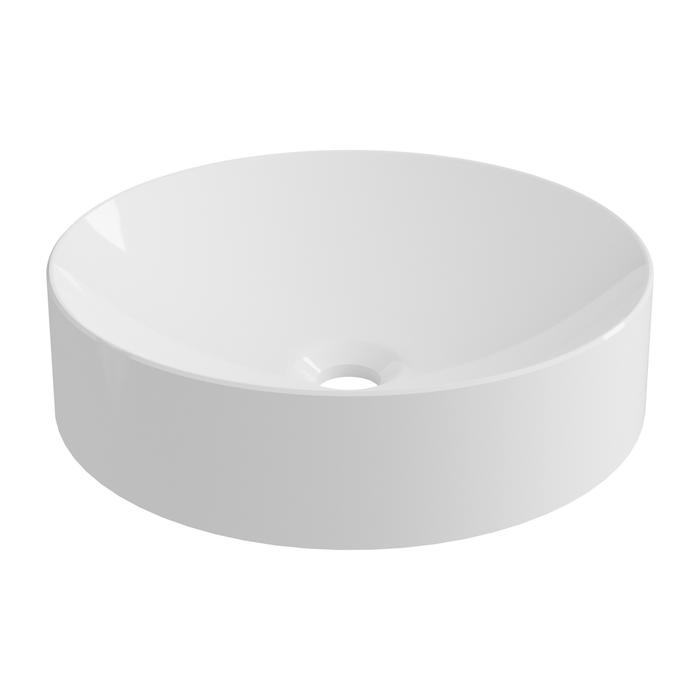 Vasque à poser ronde OSCAR Blanc Brillant