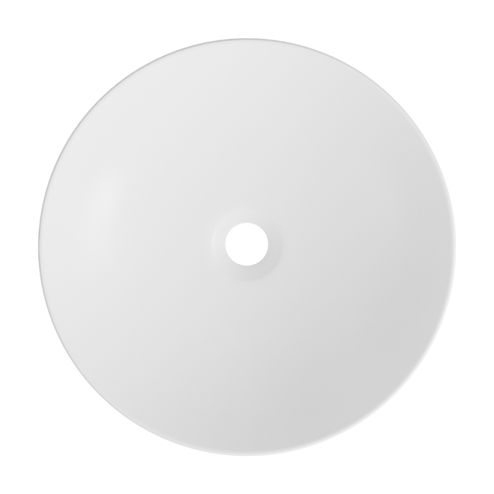 Vasque à poser ronde OSCAR Blanc Mat