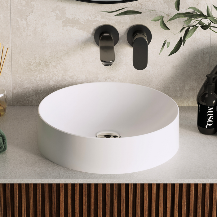 Vasque à poser ronde OSCAR Blanc Mat