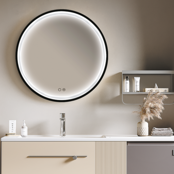 Miroir Lumineux Anti-Buée Tri-LED PARIS - Sanizeo