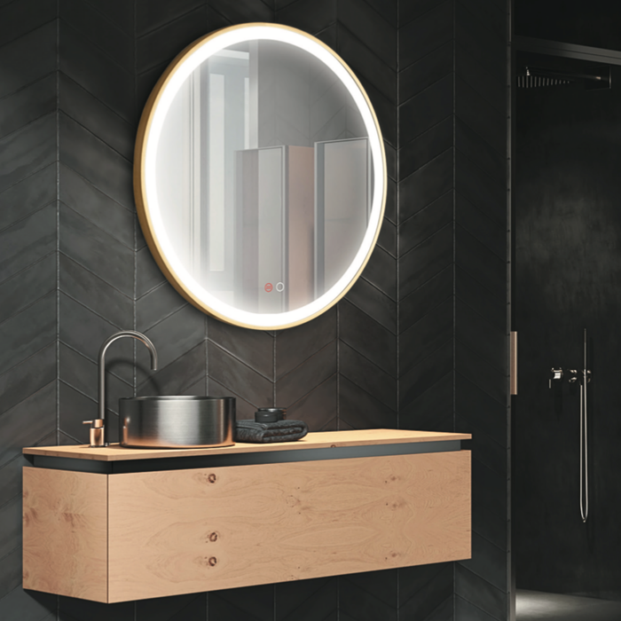 Miroir Lumineux Anti-Buée Tri-LED PARIS - Sanizeo