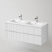 Meuble de salle de bain suspendu POLE Blanc - Sanizeo