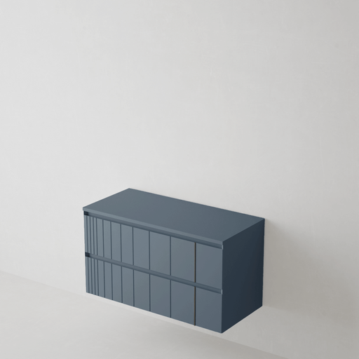 Meuble de salle de bain suspendu POLE Cobalt - Sanizeo