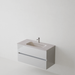 Meuble de salle de bain suspendu ANCONA Blanc - Sanizeo