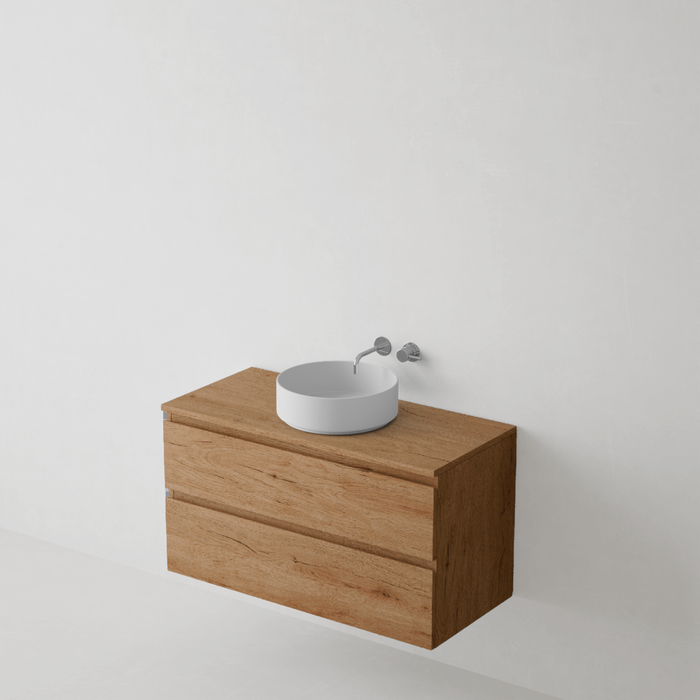 Meuble de salle de bain suspendu STEP Bois - Sanizeo