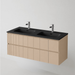 Meuble de salle de bain suspendu POLE Beige - Sanizeo
