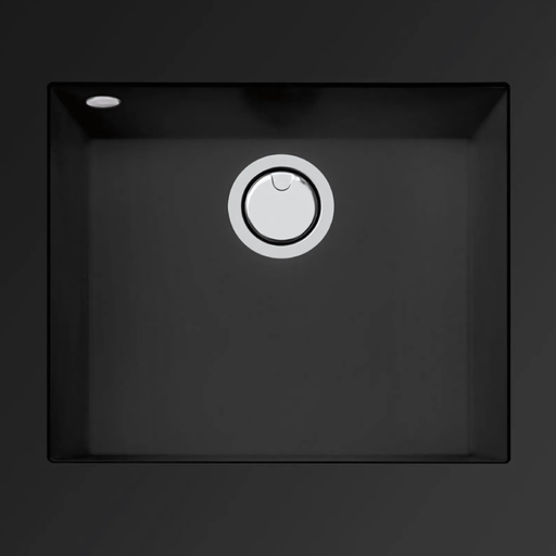 Évier sous plan Métal Quartz Noir QUADRA - Sanizeo