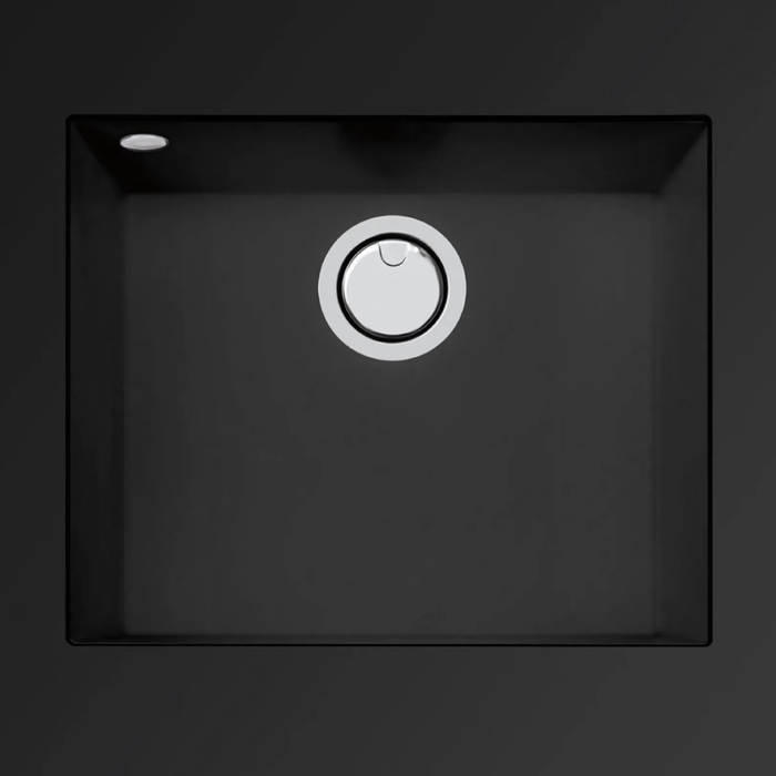 Évier sous plan Métal Quartz Noir QUADRA - Sanizeo