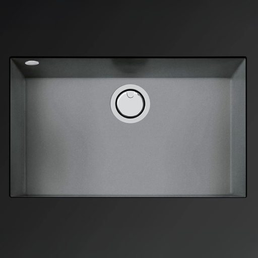 Évier sous plan Métal Quartz Gris QUADRA - Sanizeo